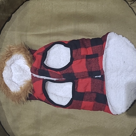 4/$20🤑 Velcro 🐕‍🦺Lumberjack Dog Coat - Picture 4 of 5